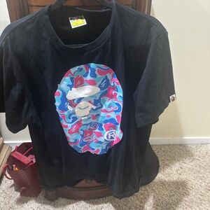 a bathing ape shirt colorful